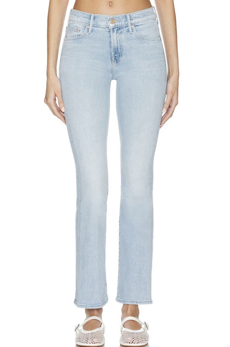 MOTHER Lil Insider Sneak Lost Art Jeans Size 27 NWT
